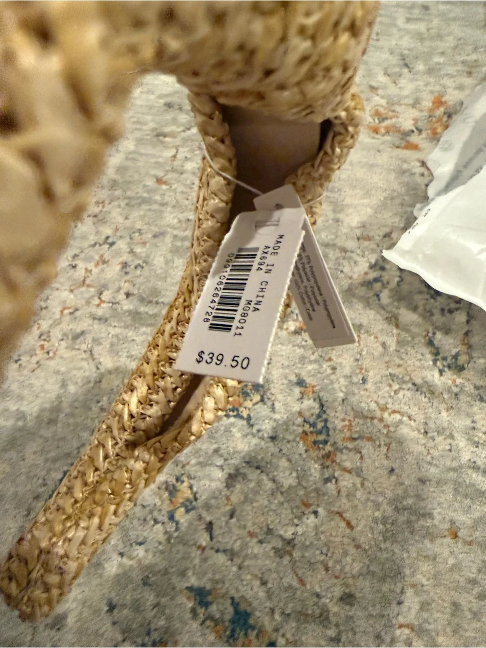 Woven Knot Headband in Natural Straw - Women Accessories J Crew